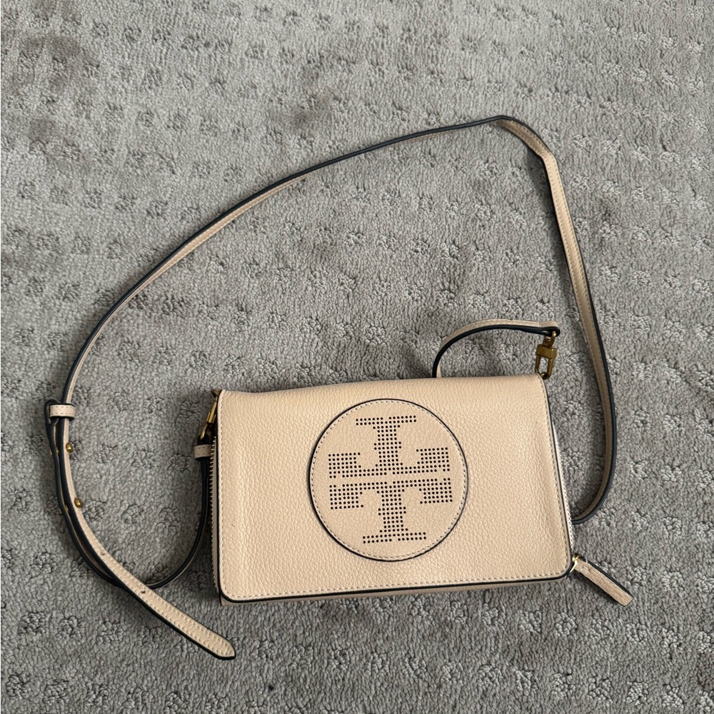 Tory Burch Beige Crossbody Bag